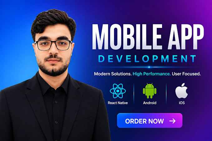 develop a react native mobile app for android and ios