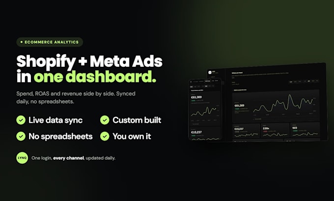 build a custom ecom analytics dashboard for shopify and meta ads