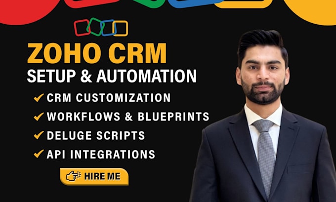 be your zoho developer for zoho setup, customization, automation