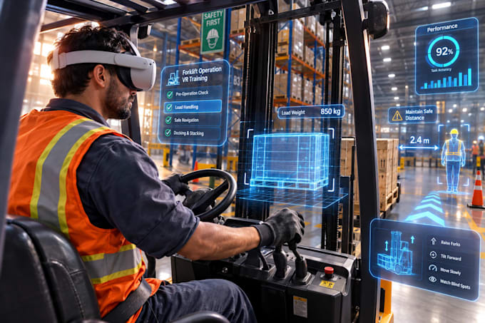develop premium industrial VR training simulations
