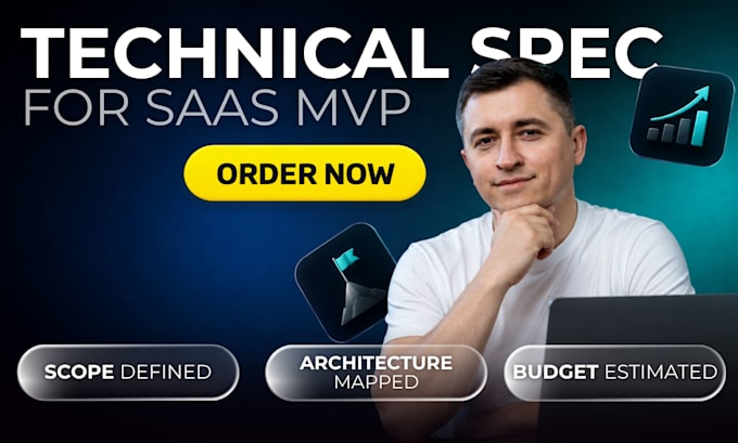 make a technical specification and architecture for saas mvp