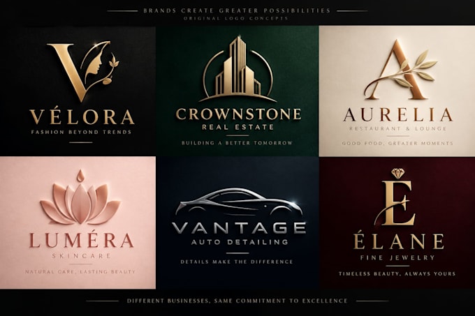 design a luxury business logo