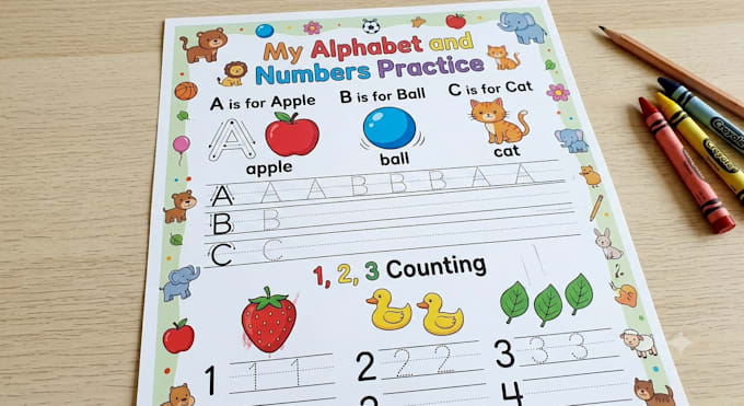 create printable worksheets for preschool and kindergarten