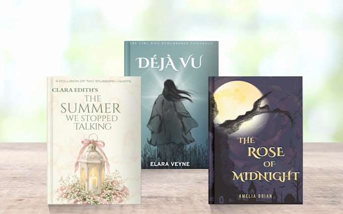 design professional ebook and KDP print ready book covers