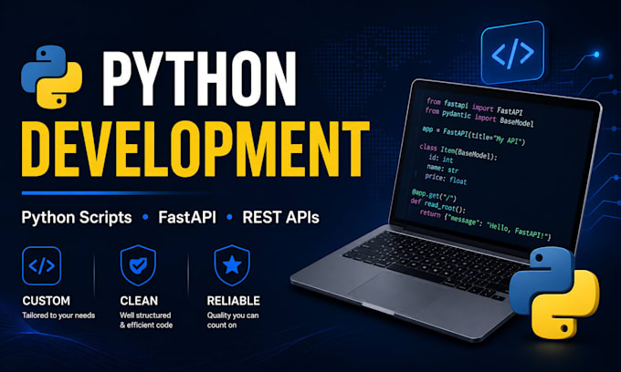 develop python scripts and fastapi apis