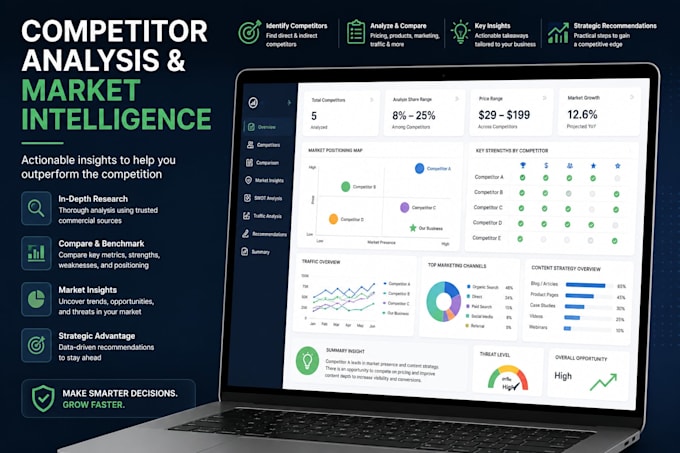 conduct a detailed competitor analysis and benchmarking