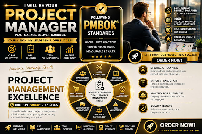 be your professional project manager