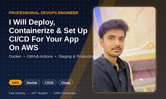 deploy, containerize and set up cicd for your app on AWS cloud