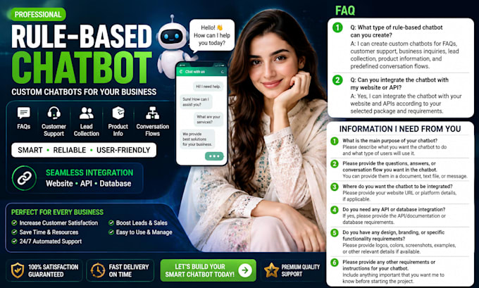 build a rule based chatbot for your website faq and customer support