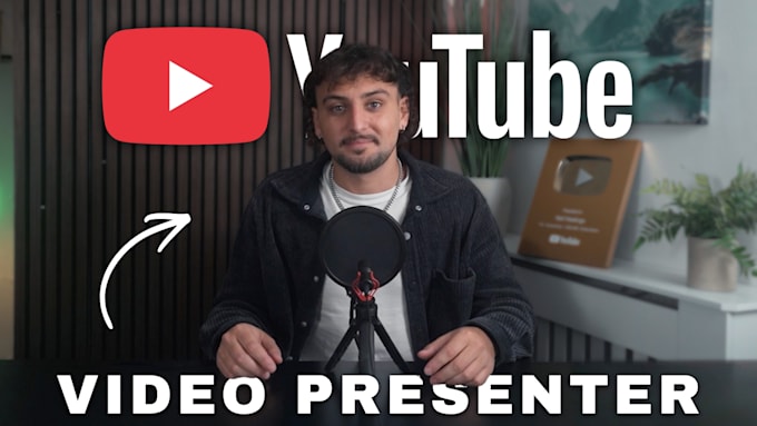 be your on camera youtube video presenter and spokesperson