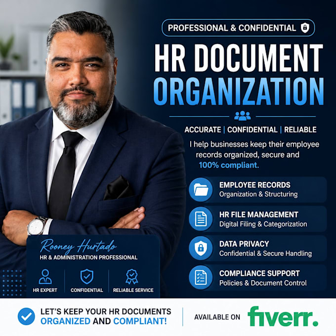 organize HR documents and employee records professionally