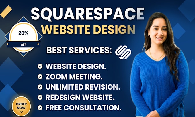 build squarespace website,design or redesign squarespace website development