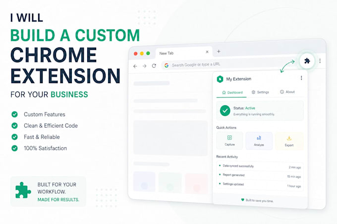 build a custom chrome extension for your business