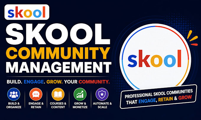 setup skool online community skool course creation skool community manage