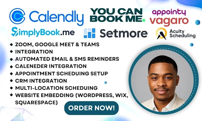 setup calendly simplybookme setmore bookly acuity scheduling square booking page