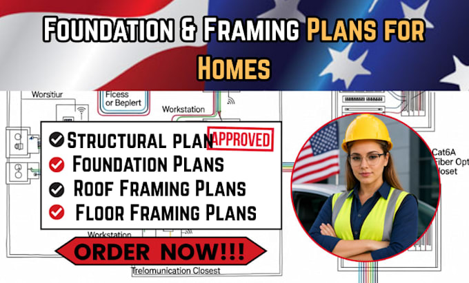 create foundation and framing plans for residential construction projects