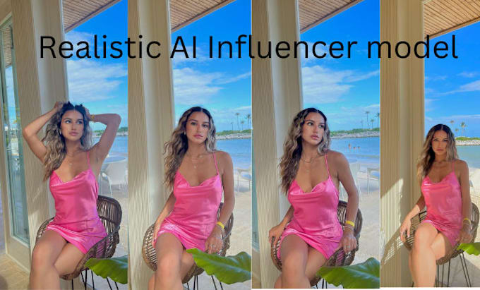 design ai influencer, 4k realistic ai influencer model for insta, fanvue