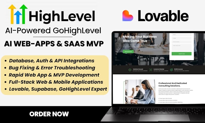 build, fix ghl webapp, lovable ai, vibe coding, lovable to wordpress, supabase