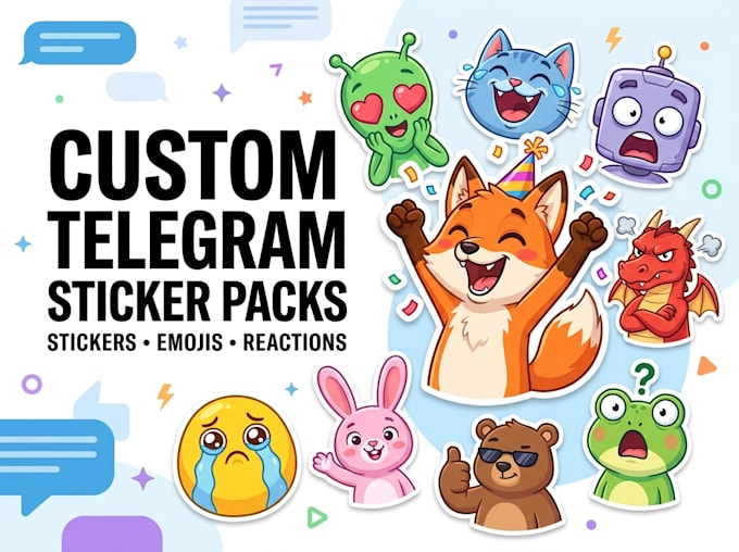 create custom telegram stickers, sticker pack and emojis