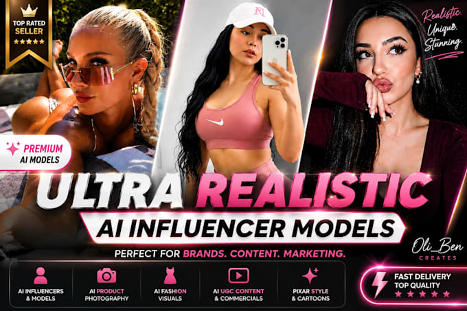 create a realistic ai influencer model for instagram