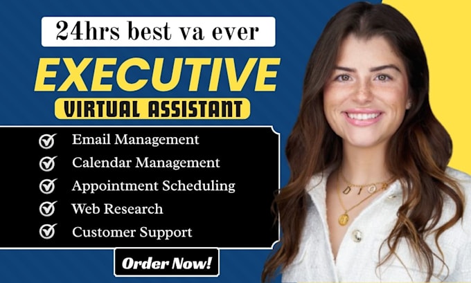 be your personal executive virtual assistant, data entry, administrative support
