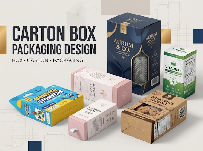 design carton box, cardboard box, packaging box, product packaging