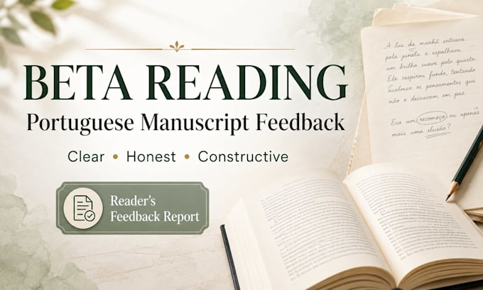 beta read your portuguese manuscript