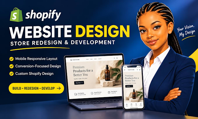 do shopify website design shopify store redesign as web development expert