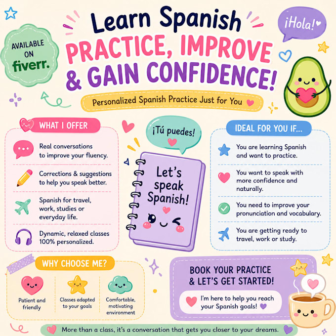 help you practice spanish  and natural conversations