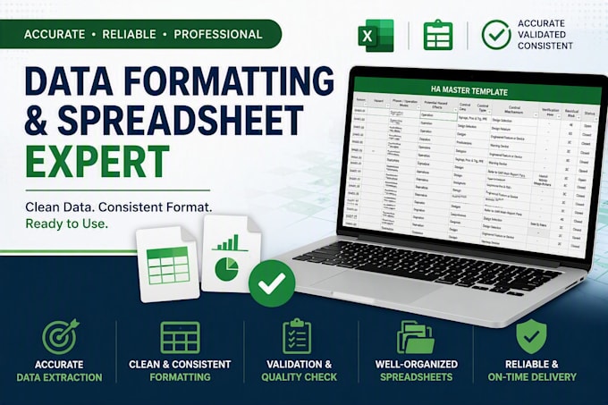 do formatting of data