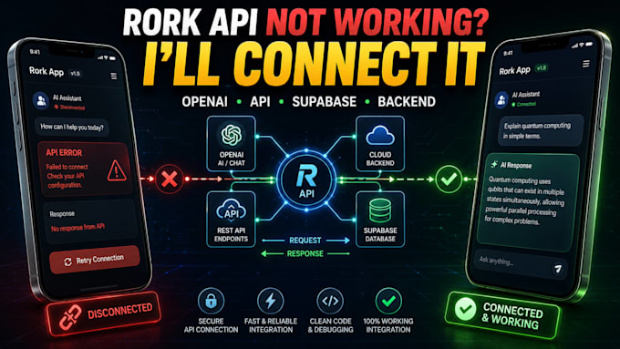 integrate API, openai, ai chatbot and backend into your rork app