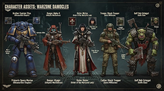 make your warhammer and game miniatures with style