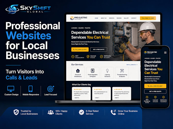 design and develop a professional wordpress website