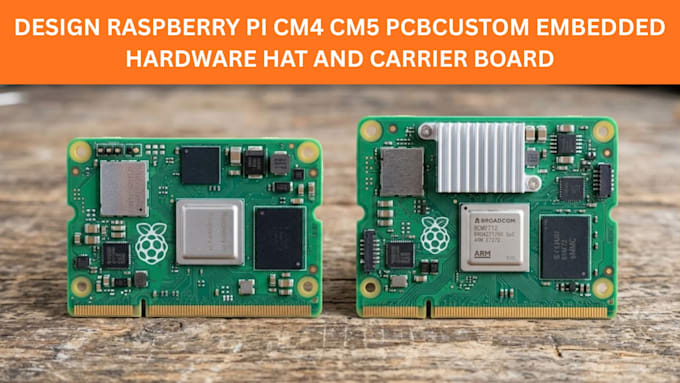 design raspberry pi cm4 cm5 pcb,custom embedded hardware,hat and carrier board