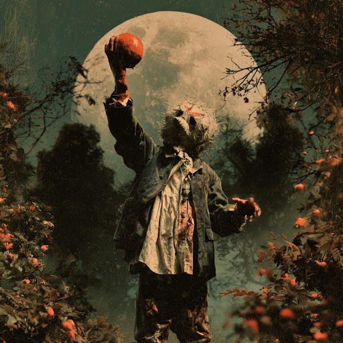 create amazing vintage horror comics artwork illustration