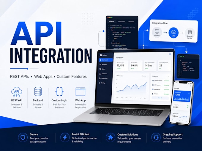 integrate apis and build custom web features