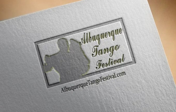 design unique tango rock gymnastic and dance logo
