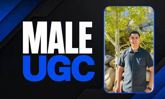 create authentic male ugc video ads