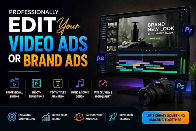 professionly edit ur video ads or brand ads
