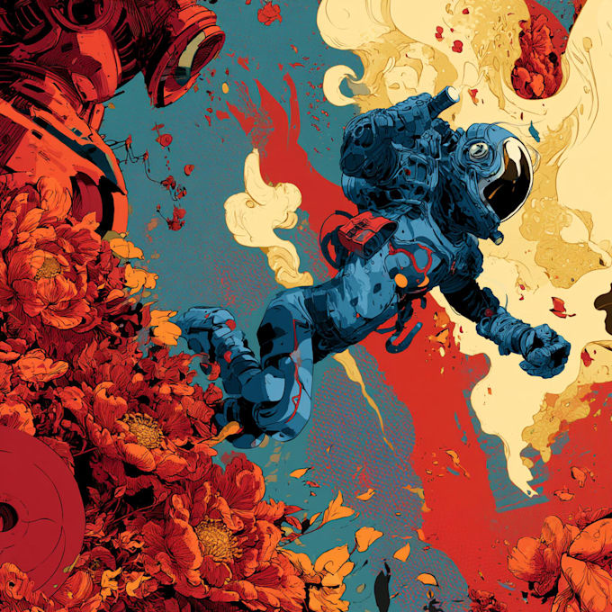 comic book illustration with comic book illustrator