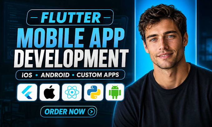 be your flutter developer for mobile app development ios android