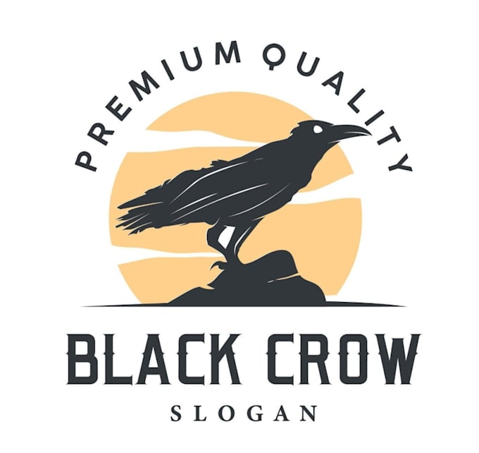 design creative good looking high quality crow logo
