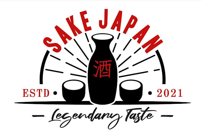 design beautiful sake logo with fastest delivery