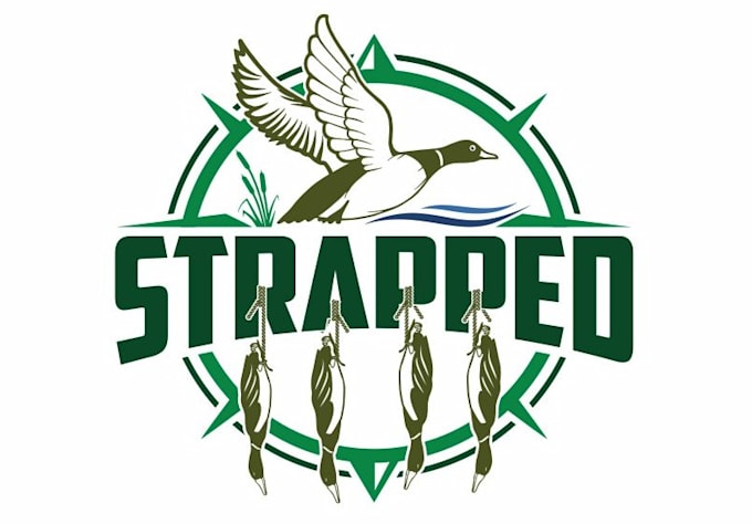 design modern duck logo with satisfaction guaranteed