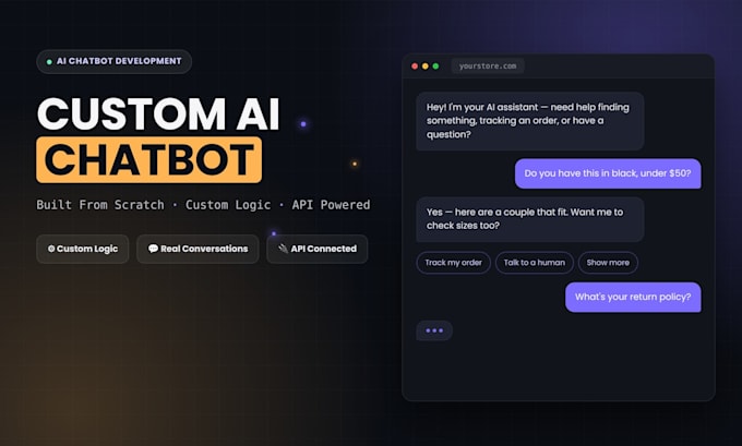 build a custom ai chatbot for your website
