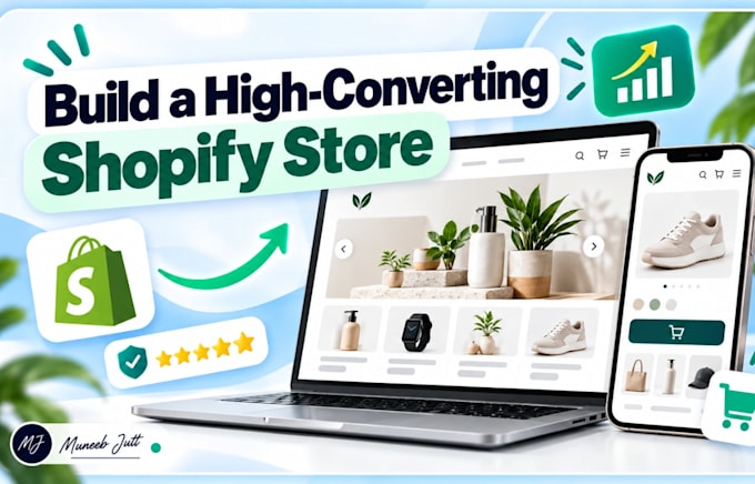 design shopify website, shopify store design and website development