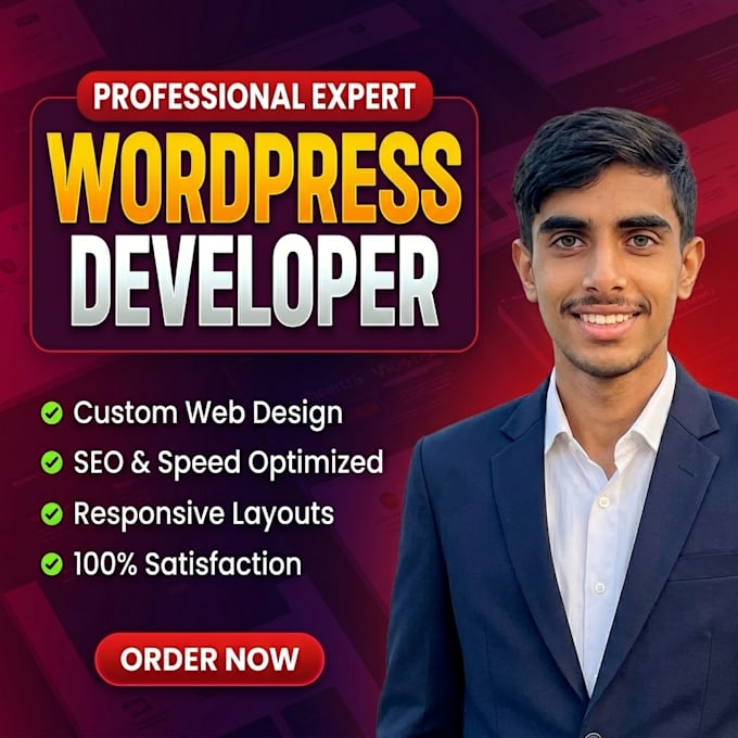 design and develop a professional wordpress website and blog