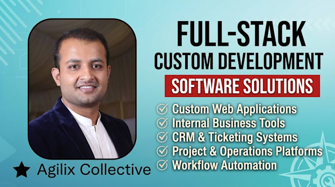 operationalise your business by offering custom solutions