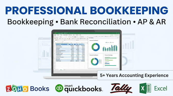 do professional bookkeeping, accounting and bank reconciliation