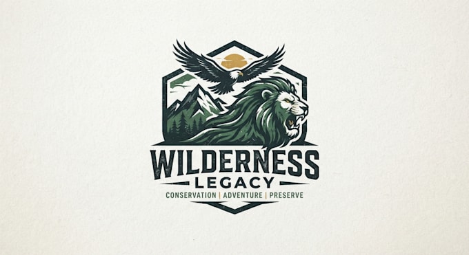 design a powerful wildlife logo for your brand